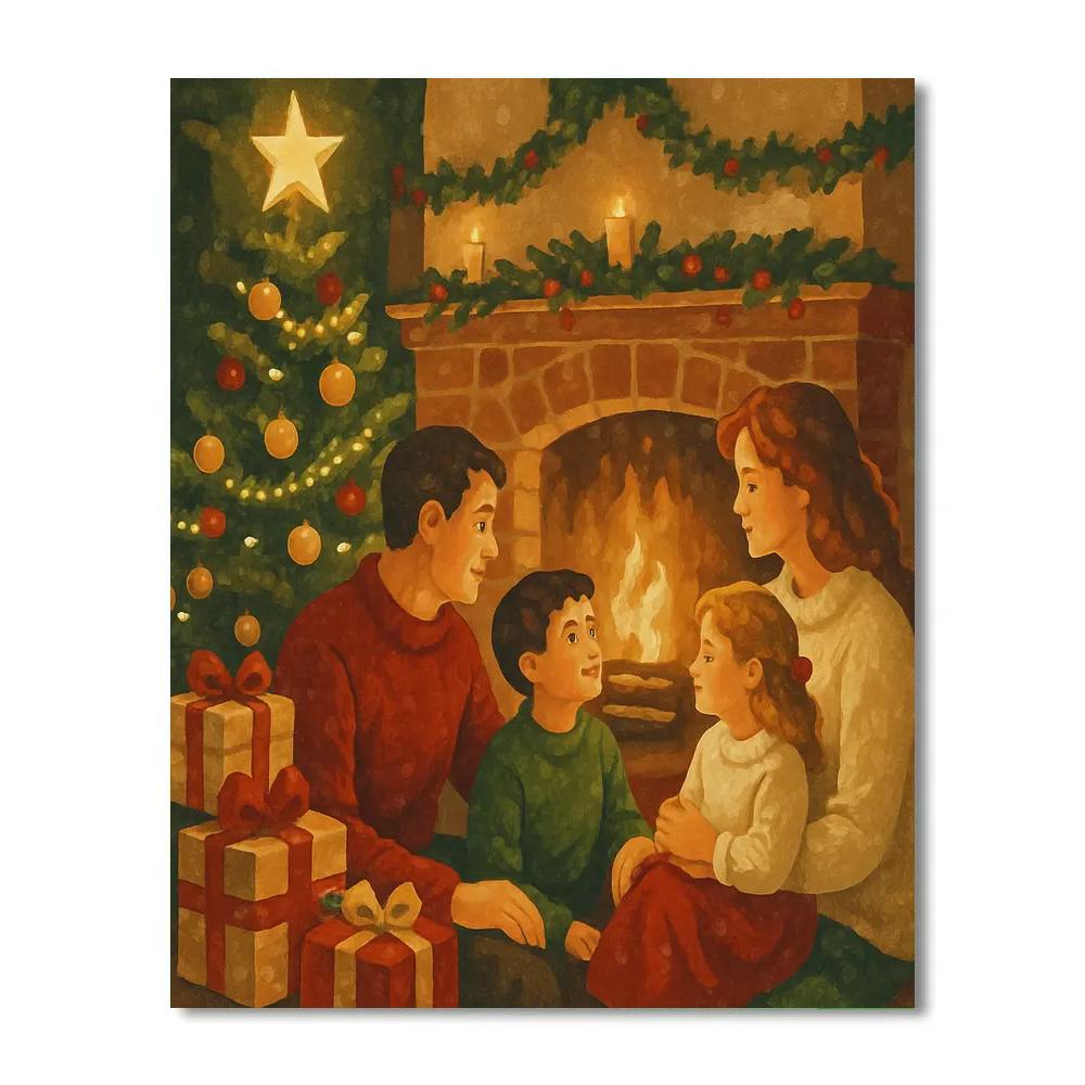 Gifts Beneath The Star paint by color