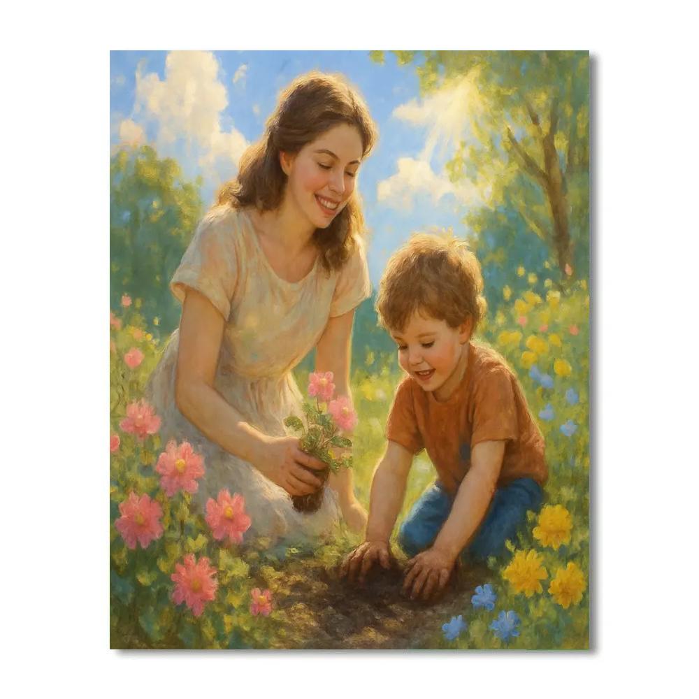 Nurtured By Nature Numbered painting kits