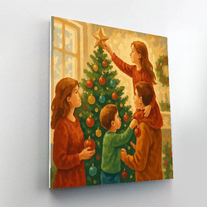 Wreaths And Wonders Paint by numbers kits