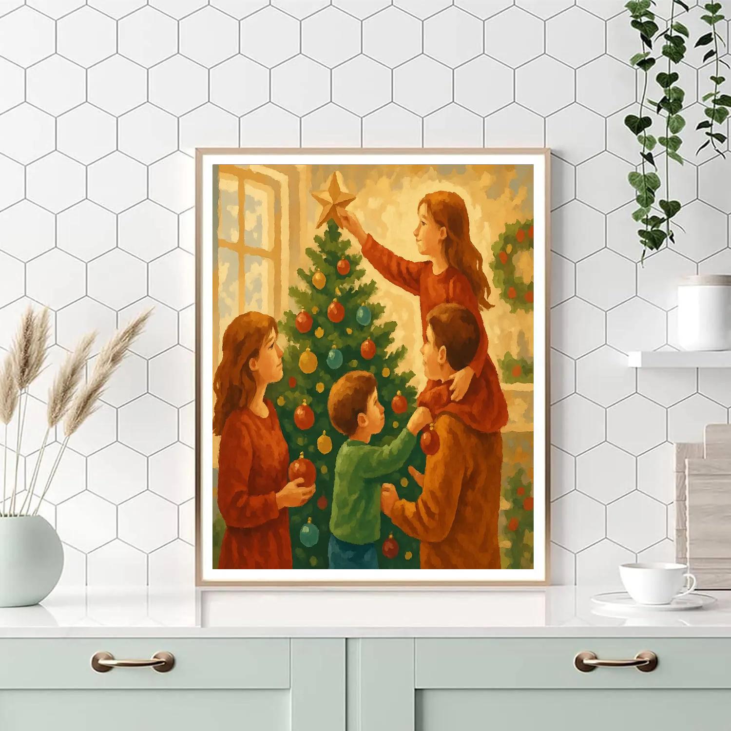 Wreaths And Wonders Paint by numbers kits