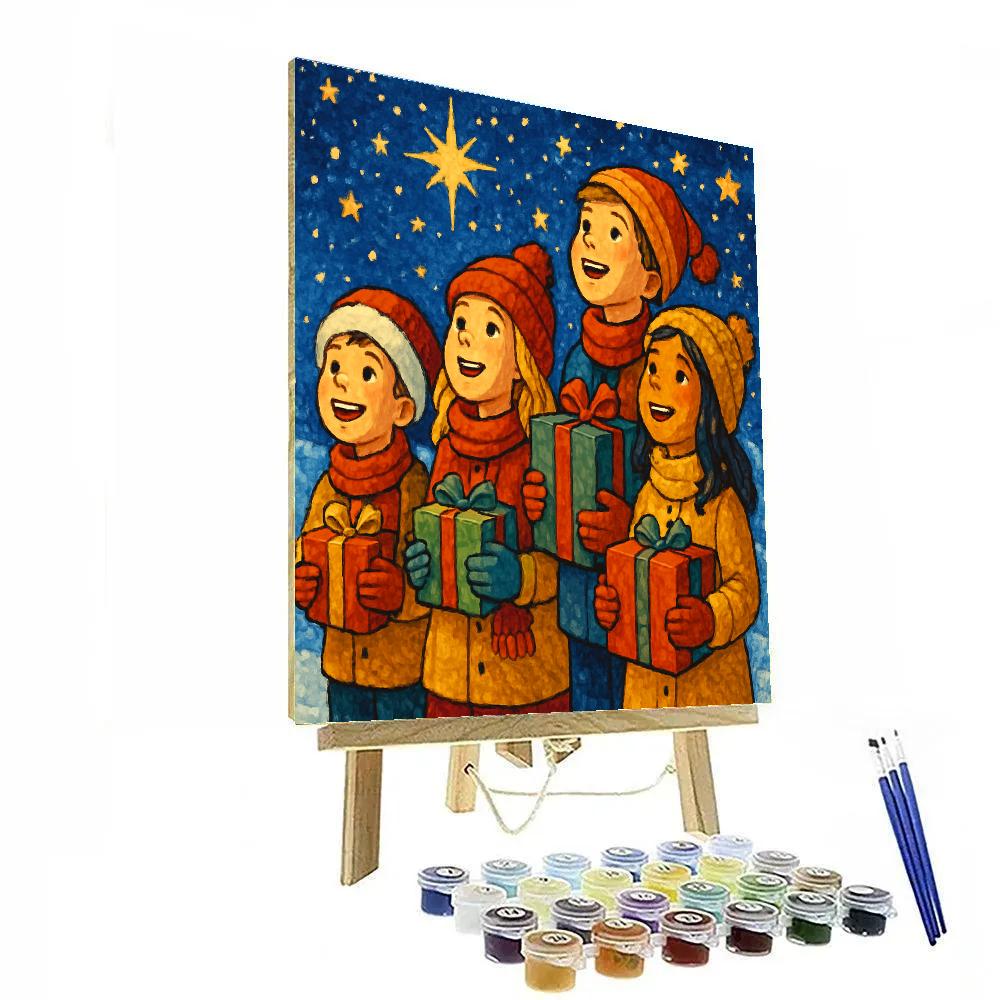 Starlit Wishes Numbered painting kits