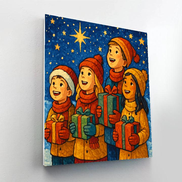 Starlit Wishes Numbered painting kits