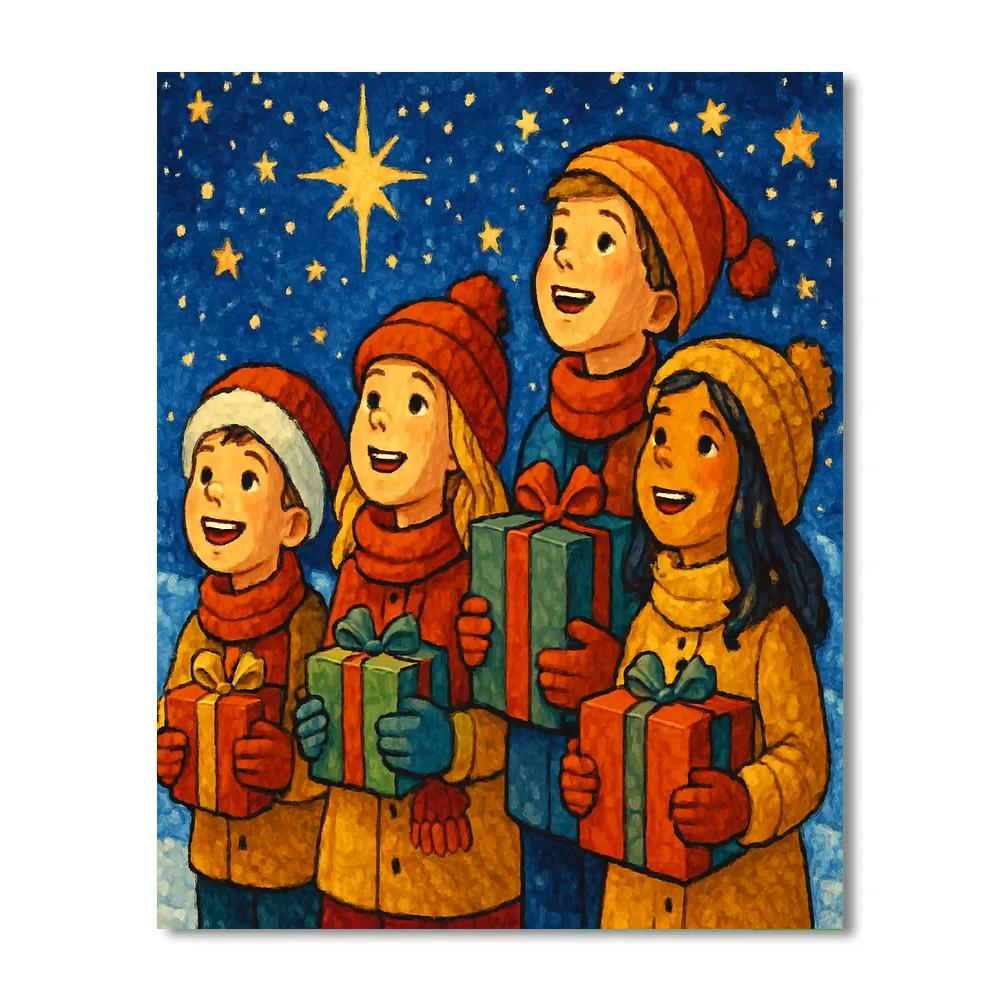 Starlit Wishes Numbered painting kits