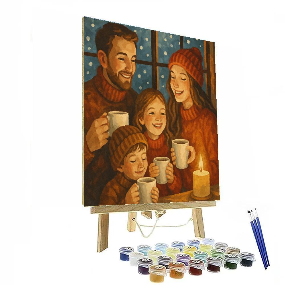 Candles And Cocoa paint by numbers
