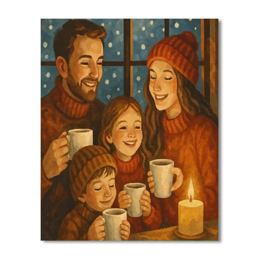Candles And Cocoa paint by numbers