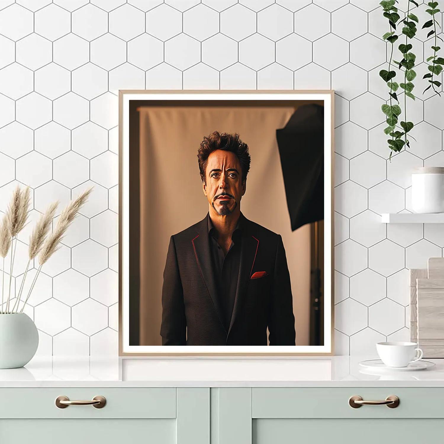 Robert Downey Jr.: Forging A Modern Ironhearted Ingenue painting number kit