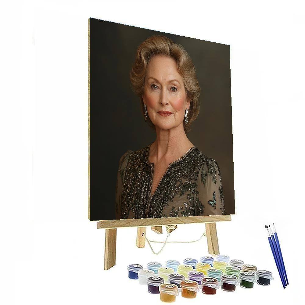 Meryl Streep: The Chameleon Curtain Call Numbered painting kits
