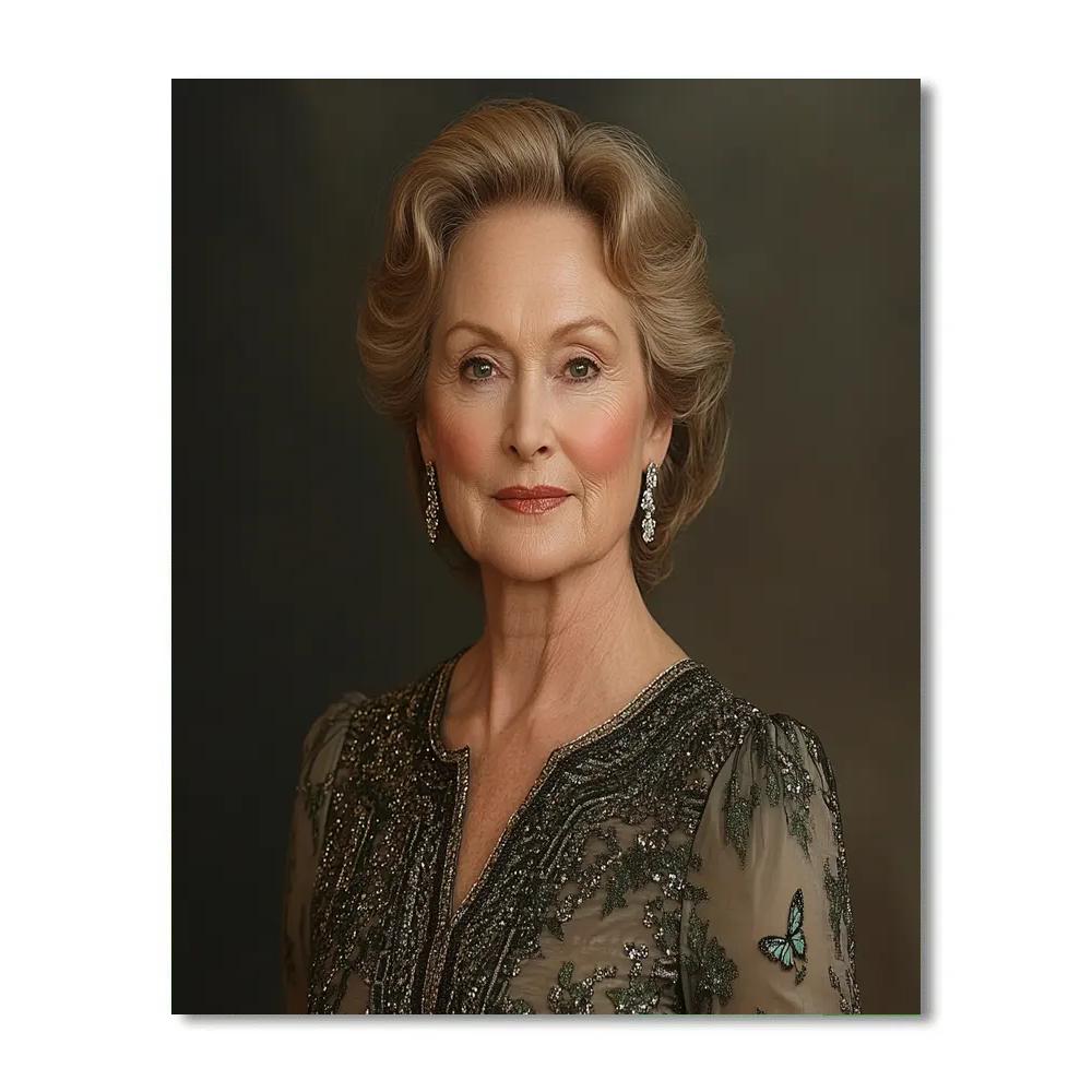 Meryl Streep: The Chameleon Curtain Call Numbered painting kits