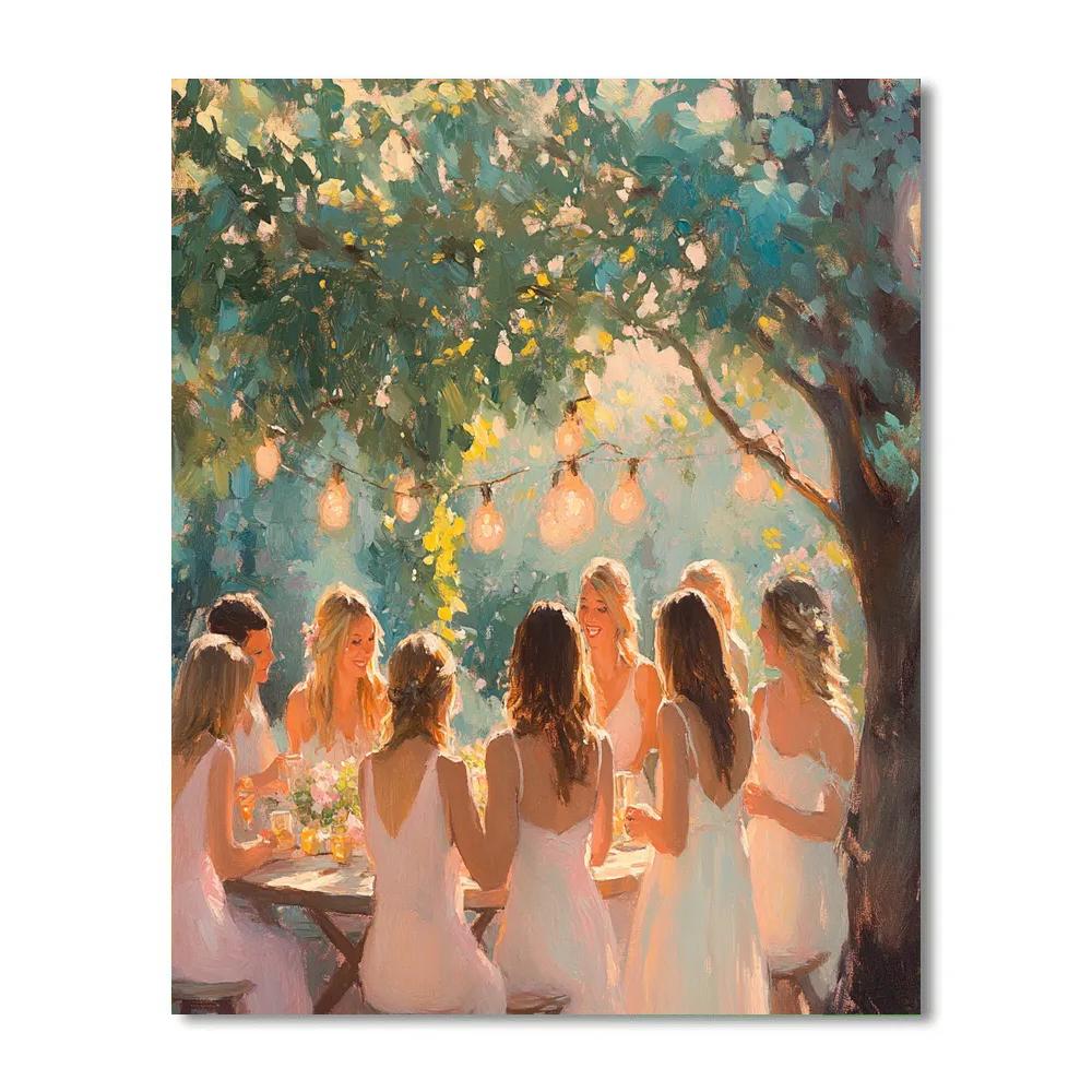 Pierre Auguste Renoir Inspired Garden Party Paint by numbers kits