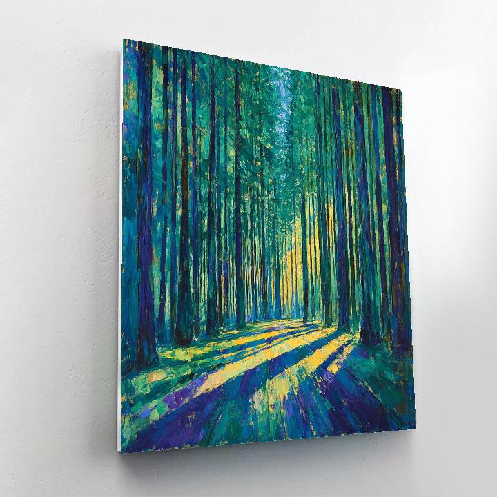 Emily Carr Inspired Cathedral Canopy Numbered painting kits