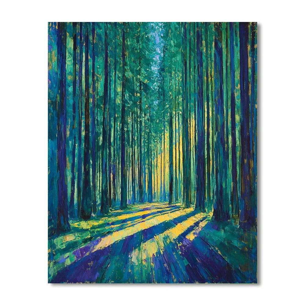 Emily Carr Inspired Cathedral Canopy Numbered painting kits