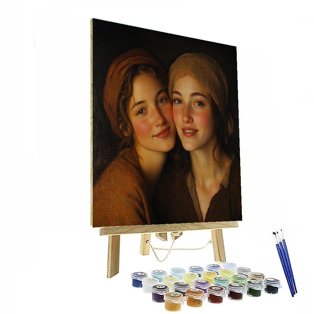 Rembrandt Inspired Portrait Of Friendship Number painting
