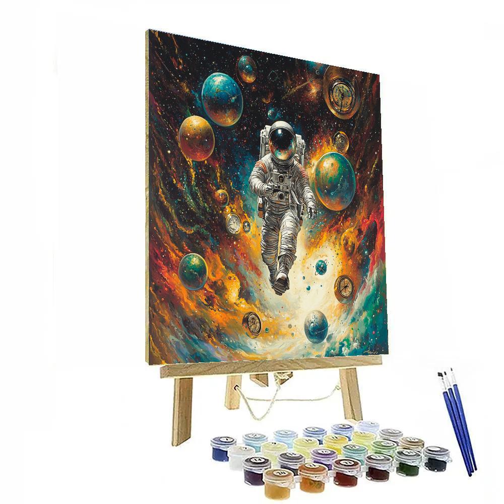 Salvador Dali Inspired Astronaut Dreams DIY paint by numbers