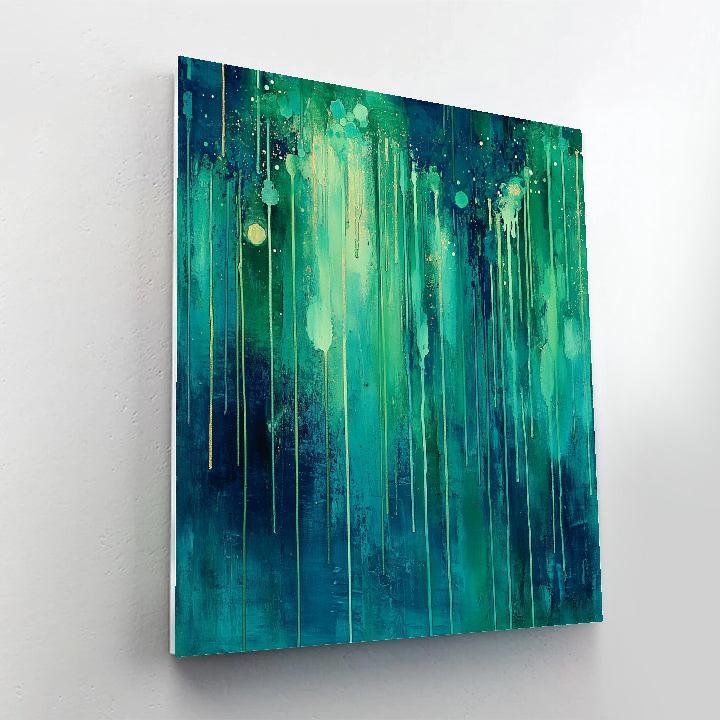 Jackson Pollock Inspired Auroral Drip Symphony Painting by numbers kit