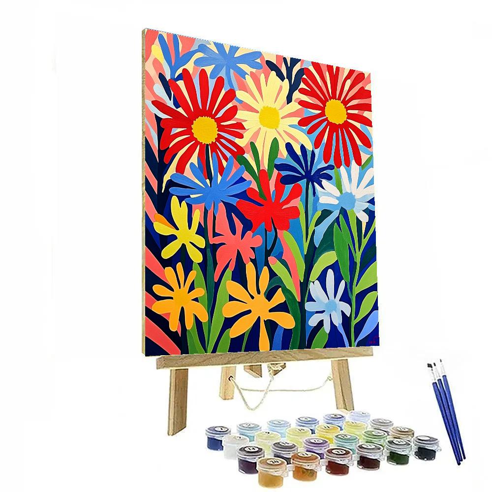 Henri Matisse Inspired Floral Celebration Paint by numbers kits