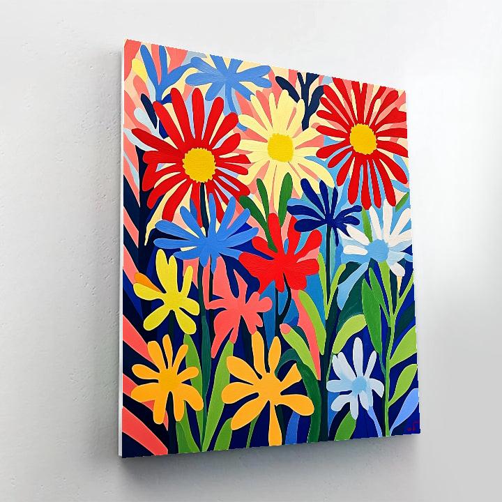 Henri Matisse Inspired Floral Celebration Paint by numbers kits