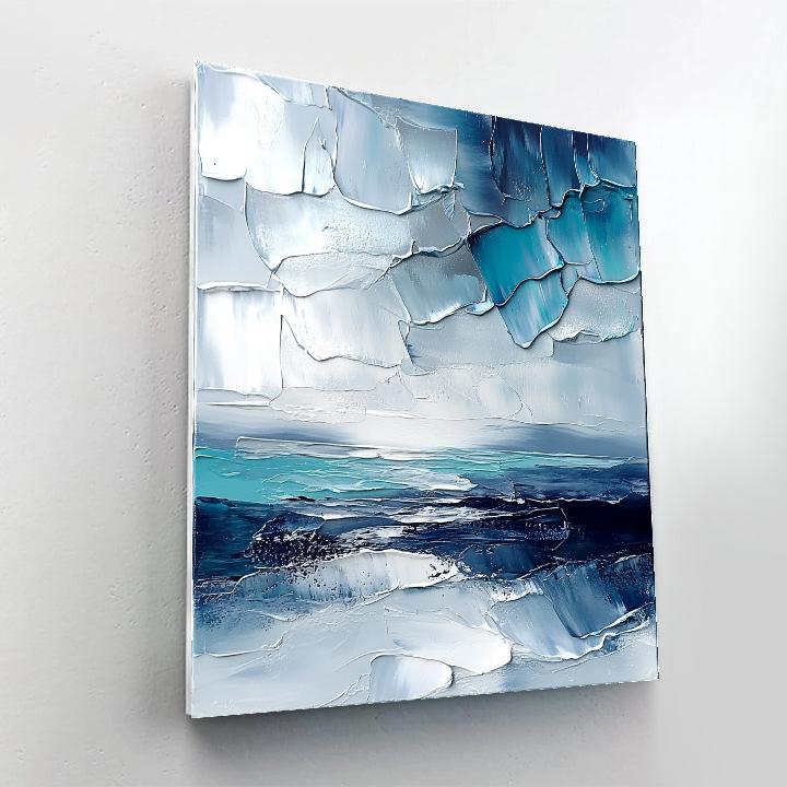 Jean-Paul Riopelle Inspired Northern Sky Mosaic Painting by numbers kit