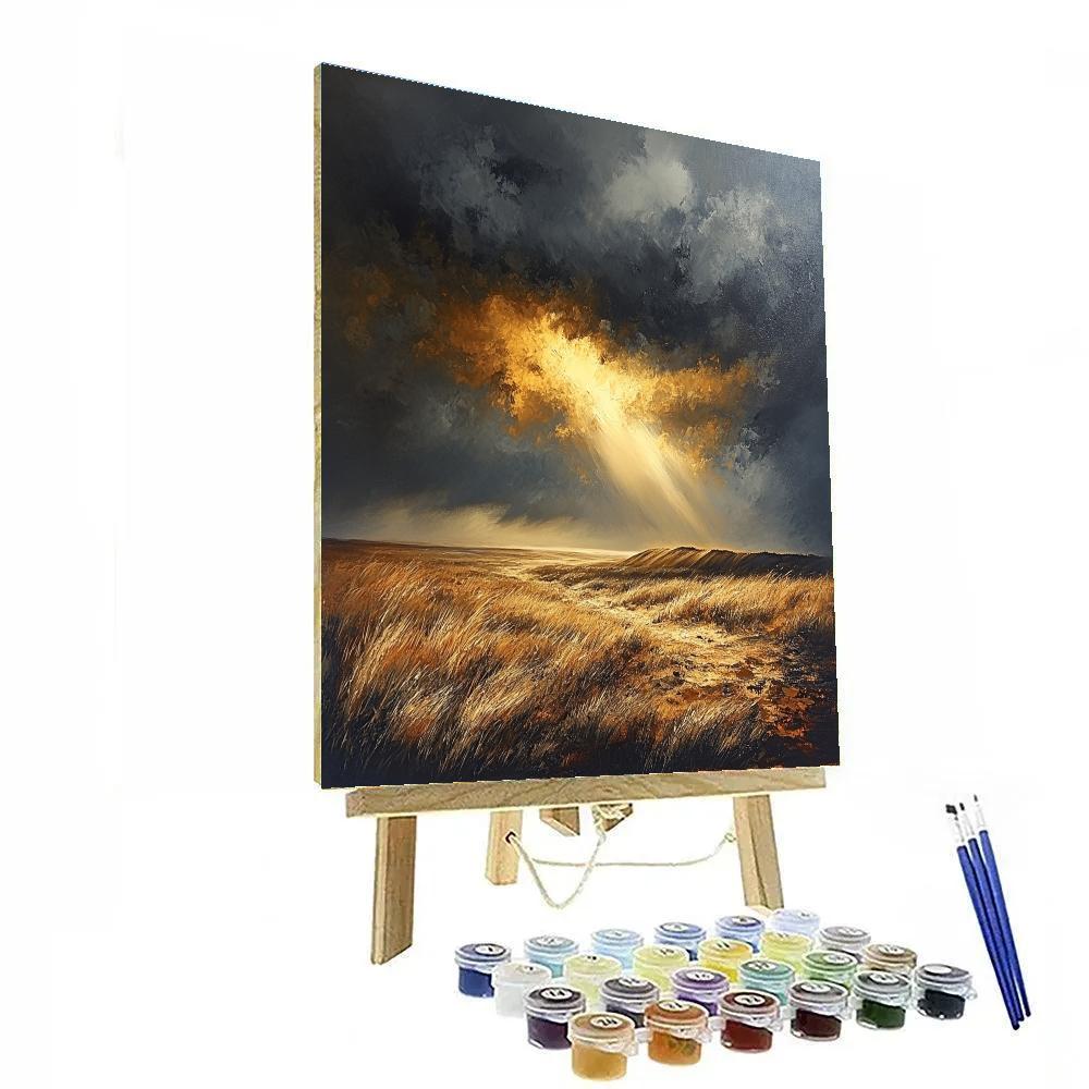 Rembrandt Inspired Storm Over Dutch Heath Paint by numbers kits