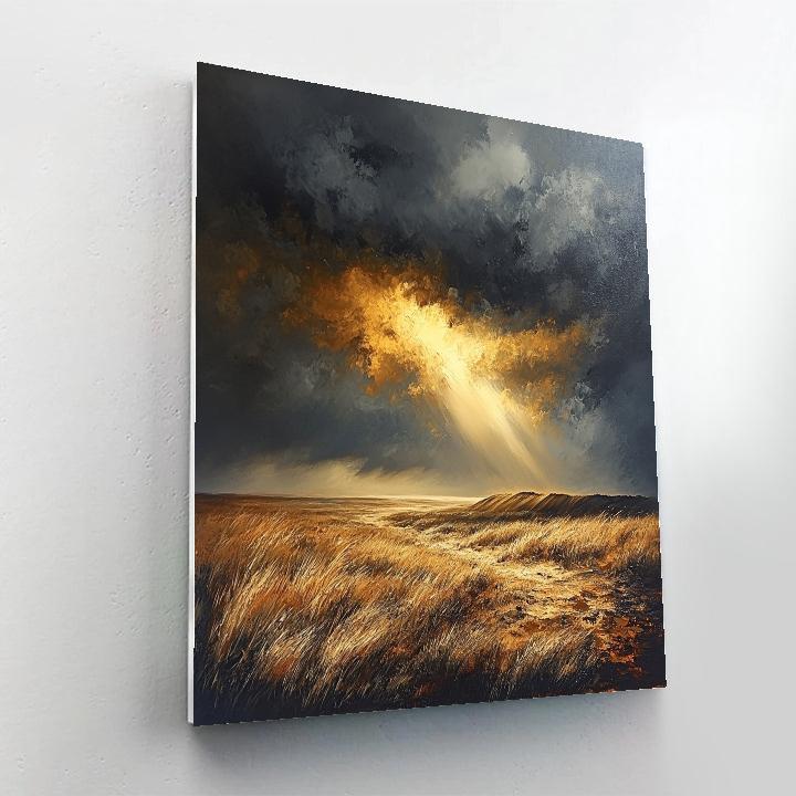 Rembrandt Inspired Storm Over Dutch Heath Paint by numbers kits