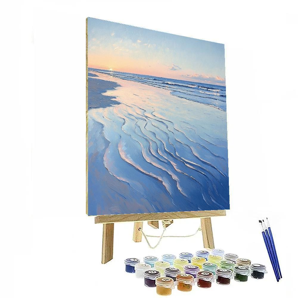 Edgar Degas Inspired Twilight Tide Patterns paint by color