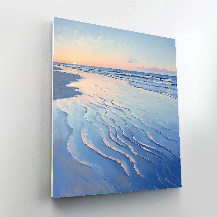 Edgar Degas Inspired Twilight Tide Patterns paint by color