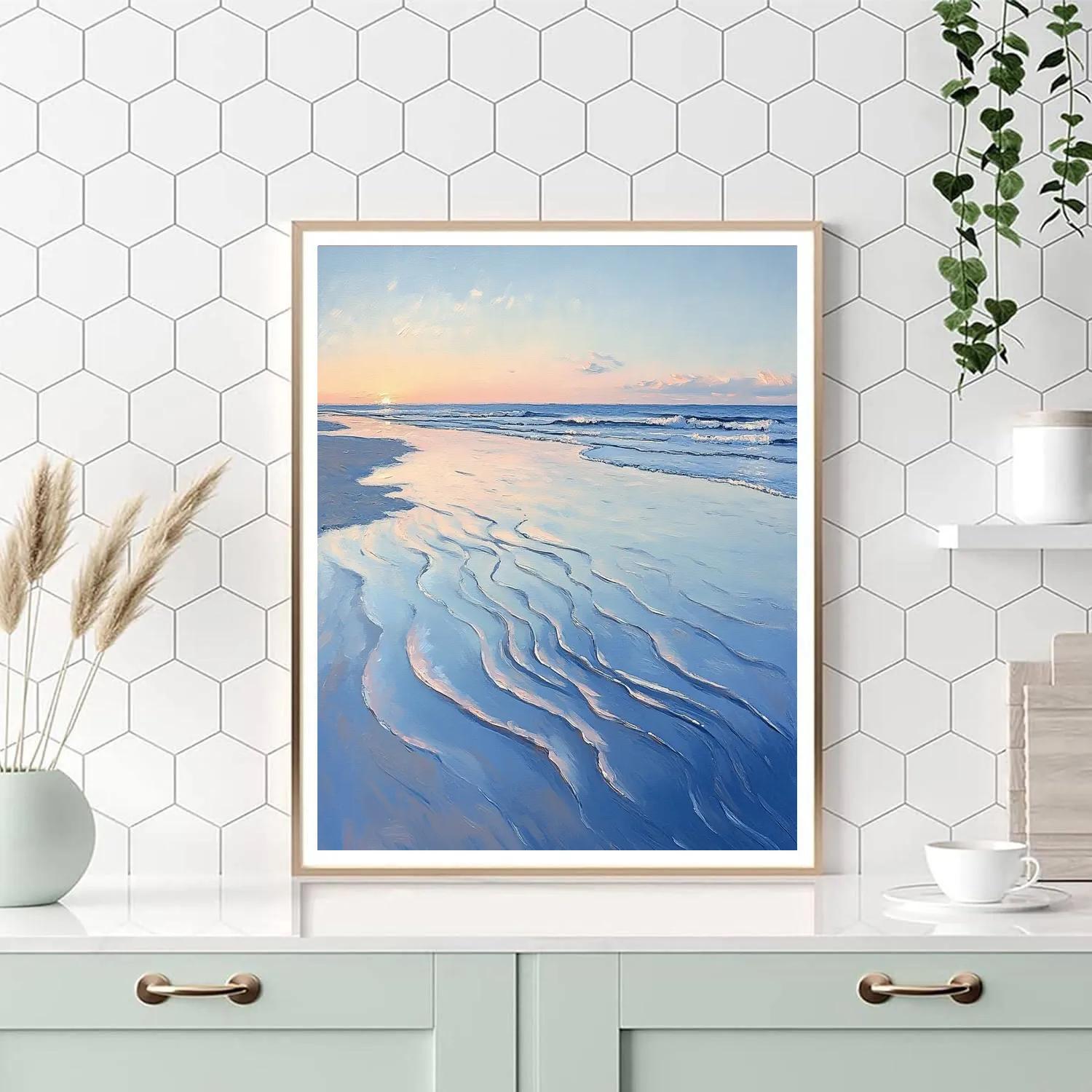 Edgar Degas Inspired Twilight Tide Patterns paint by color