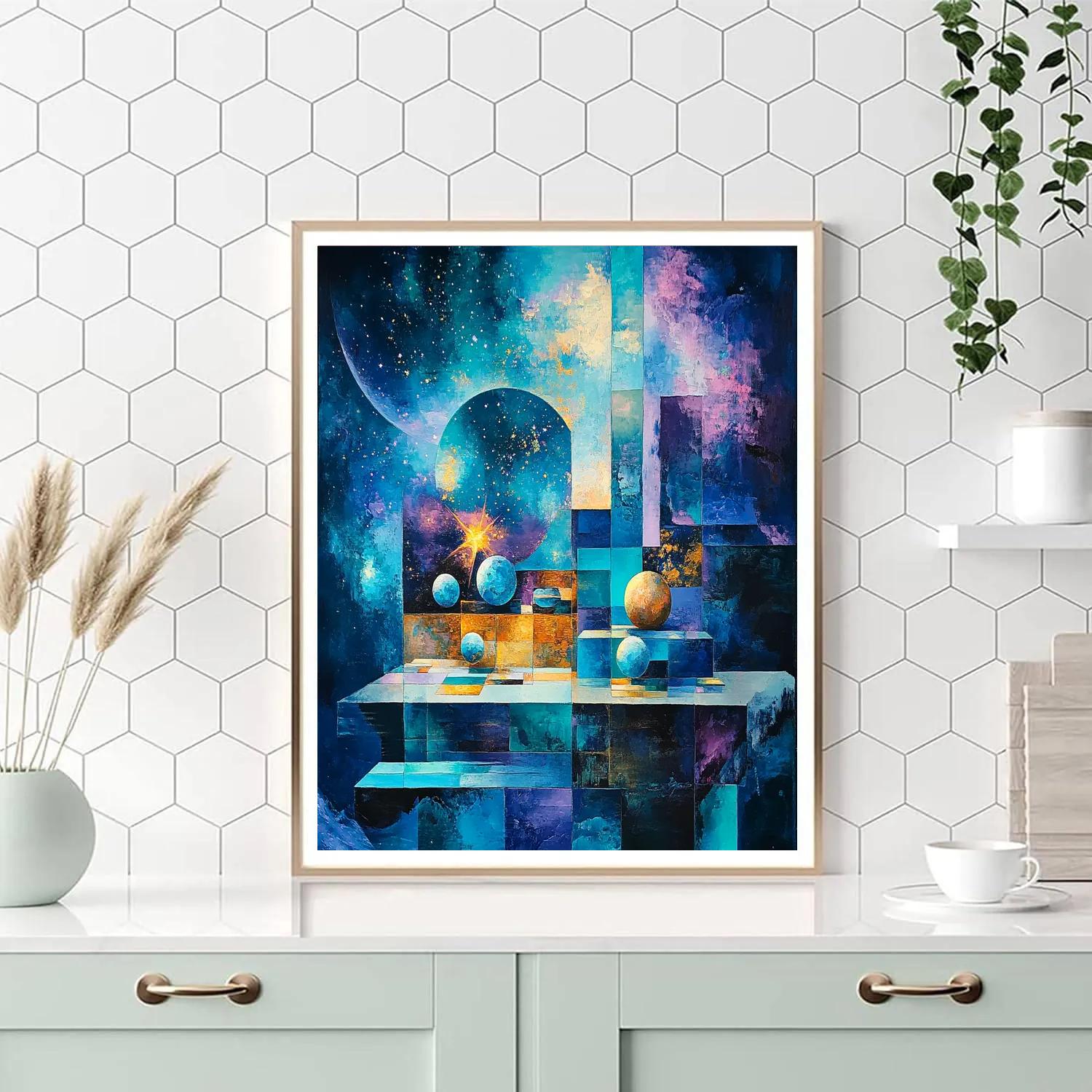 Paul Cezanne Inspired Cosmic Still Life DIY paint by numbers