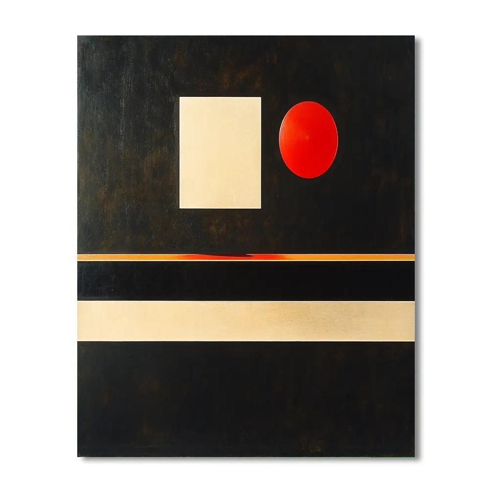 Kazimir Malevich Inspired Void Equilibrium paint by numbers