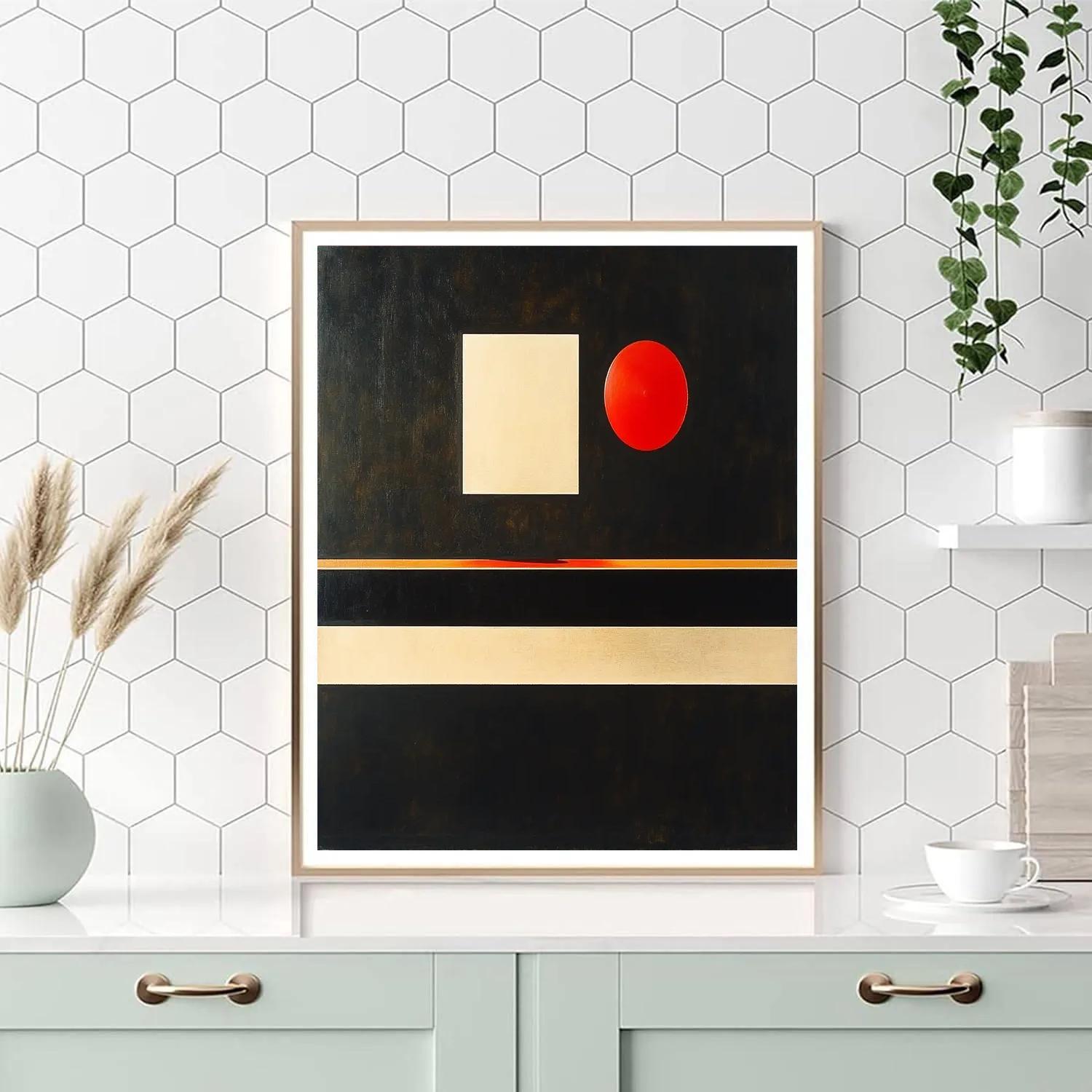 Kazimir Malevich Inspired Void Equilibrium paint by numbers