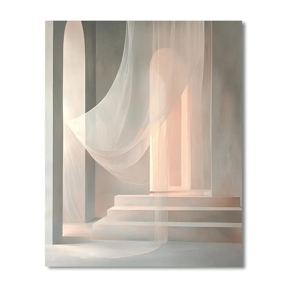 Edgar Degas Inspired Atelier Light And Lace paint by numbers