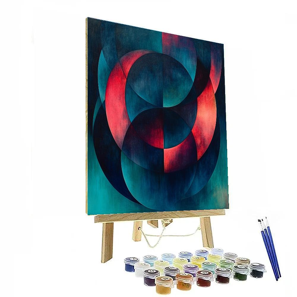 Kazimir Malevich Inspired Cosmic Symphony paint by numbers