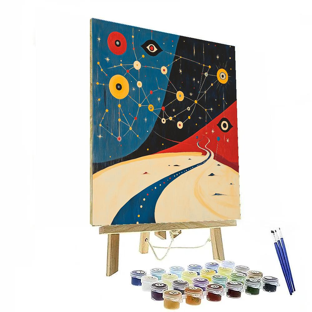 Joan Miró Inspired Dream Constellation Paint by numbers art