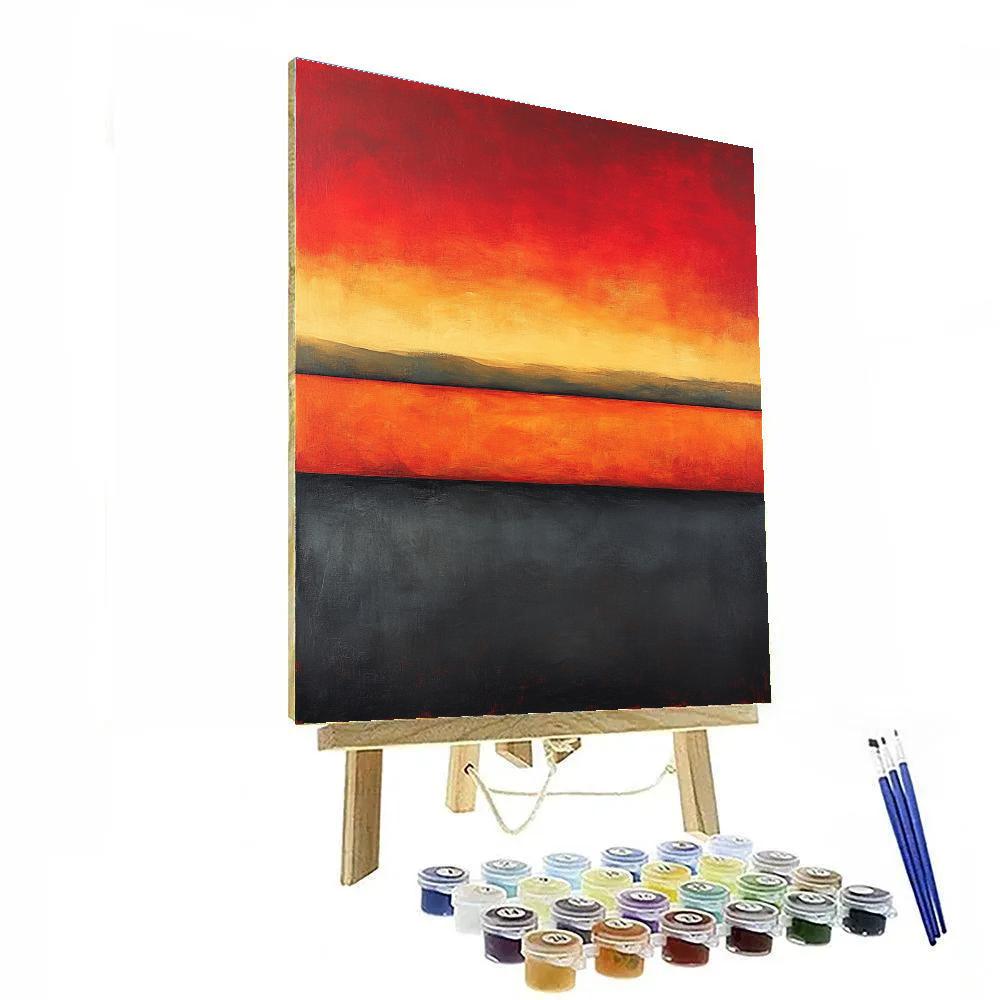 Mark Rothko Inspired Dusk Memory Painting by numbers kit
