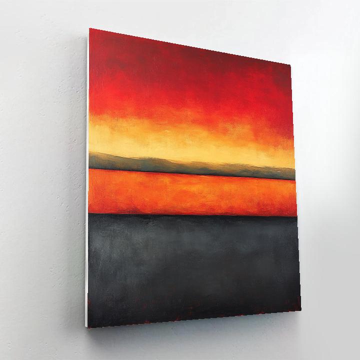 Mark Rothko Inspired Dusk Memory Painting by numbers kit