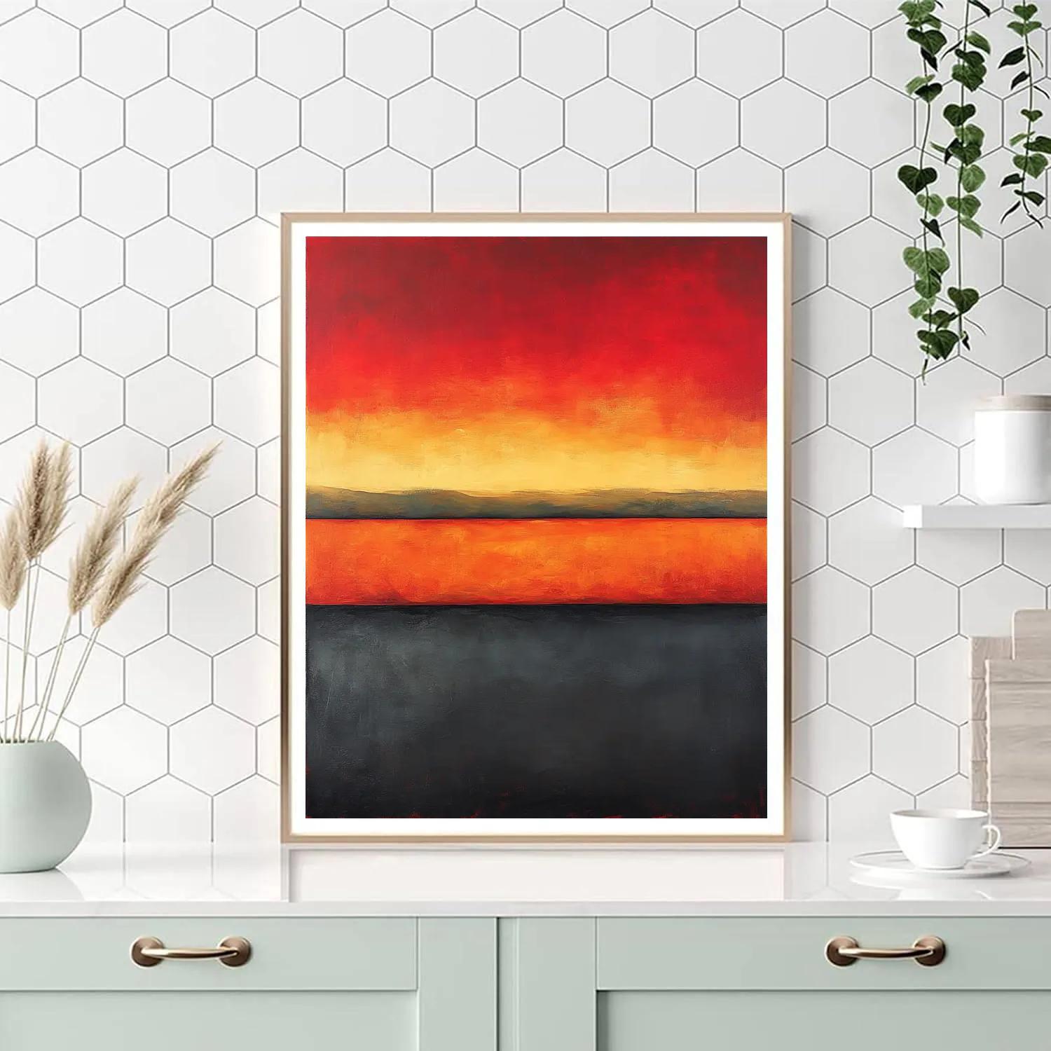 Mark Rothko Inspired Dusk Memory Painting by numbers kit
