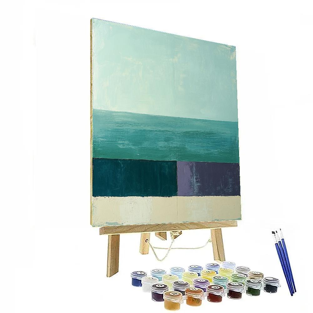 Mark Rothko Inspired Ocean Silence DIY paint by numbers