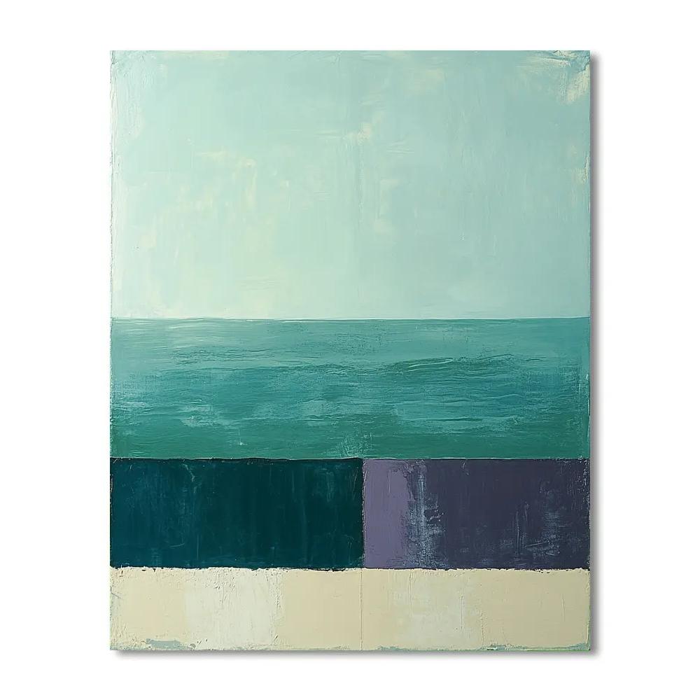 Mark Rothko Inspired Ocean Silence DIY paint by numbers