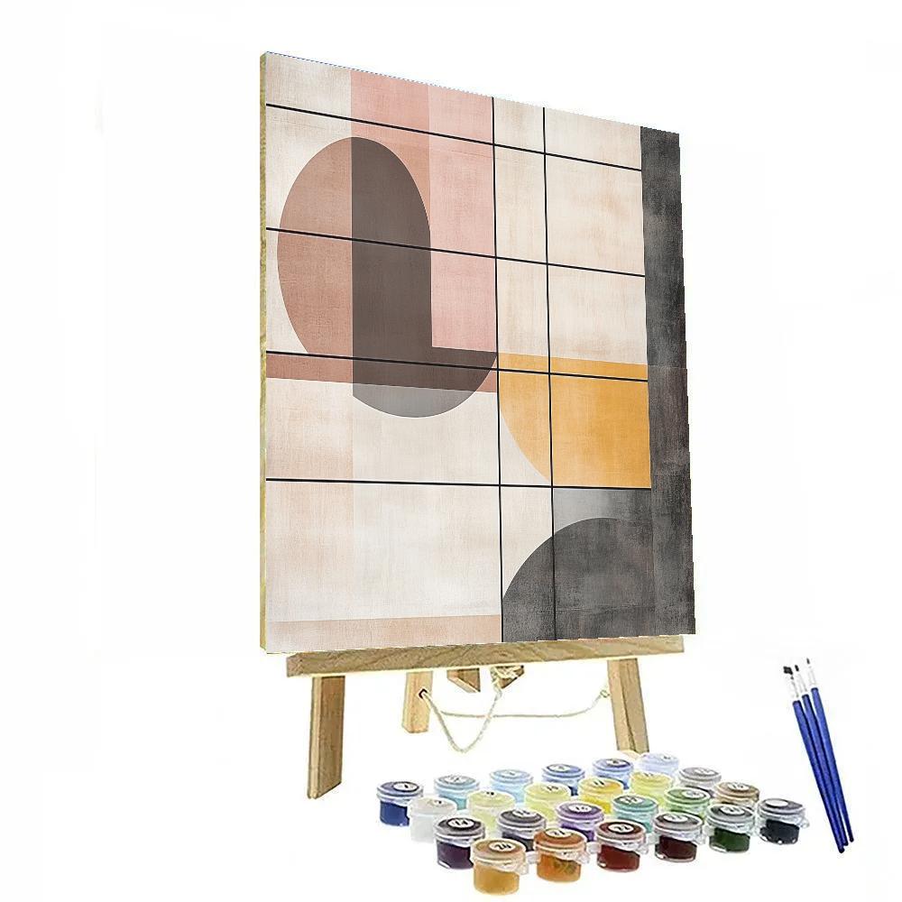Paul Klee Inspired Silent Geometry Paint by numbers kits