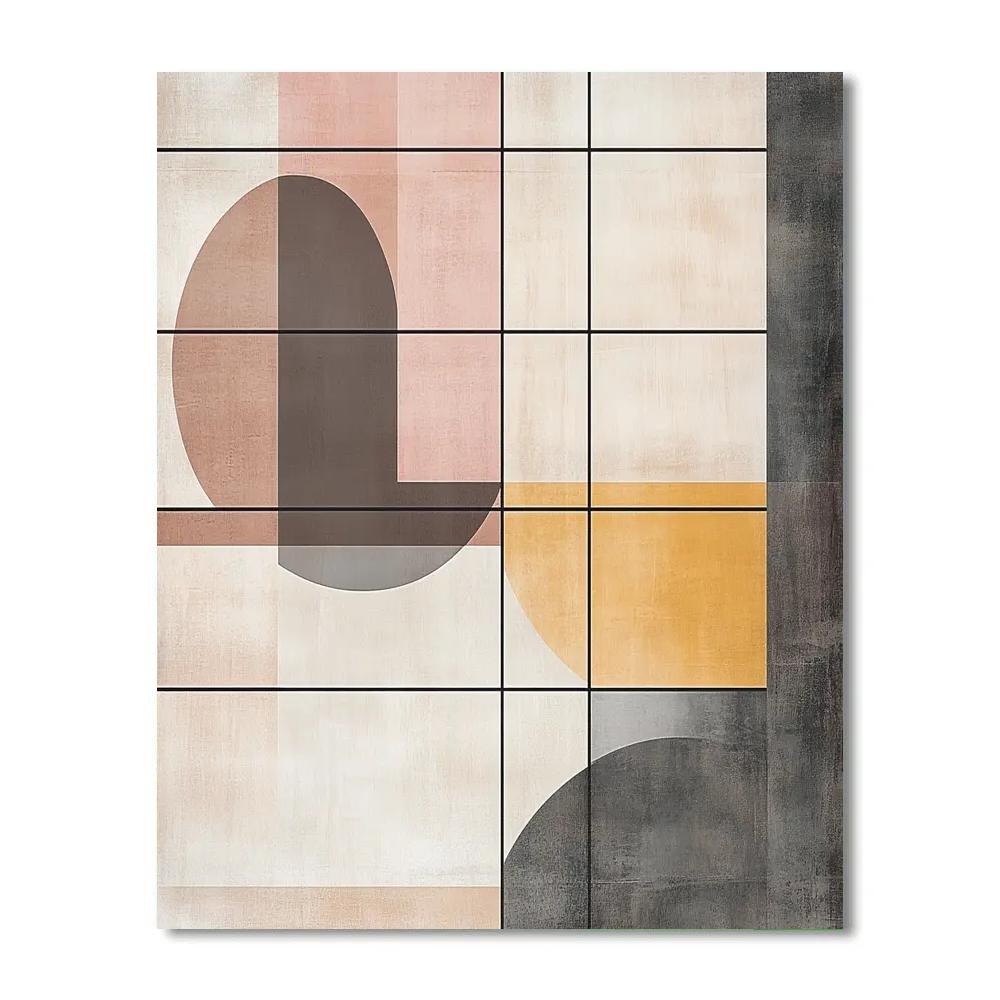 Paul Klee Inspired Silent Geometry Paint by numbers kits