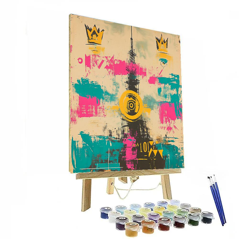 Jean-Michel Basquiat Inspired Signal From The Void Painting by numbers kit