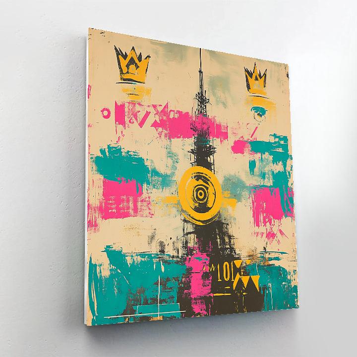 Jean-Michel Basquiat Inspired Signal From The Void Painting by numbers kit