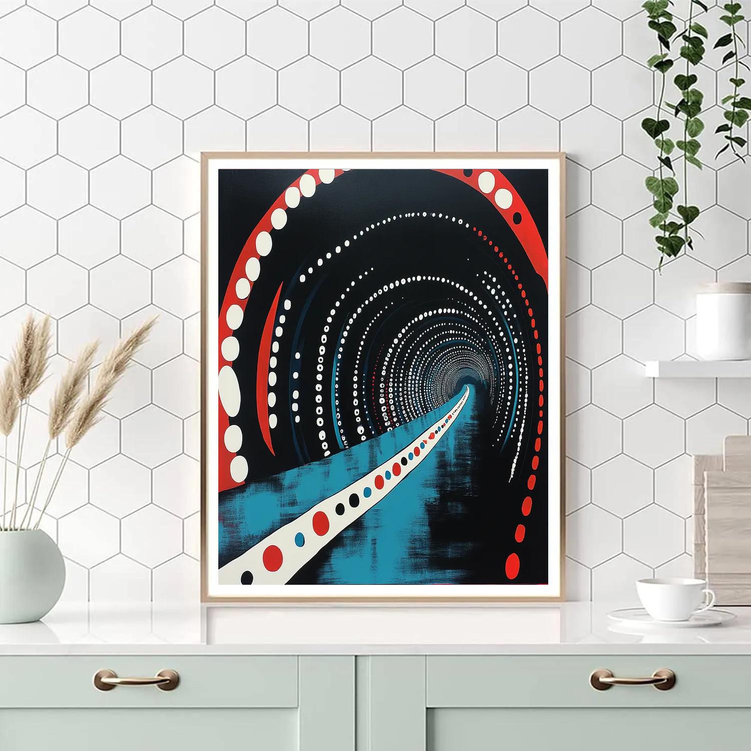 Yayoi Kusama Inspired Circuit Of Mirrors Numbered painting kits