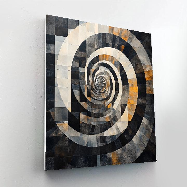 M.C. Escher Inspired Clockwork Infinity paint by color