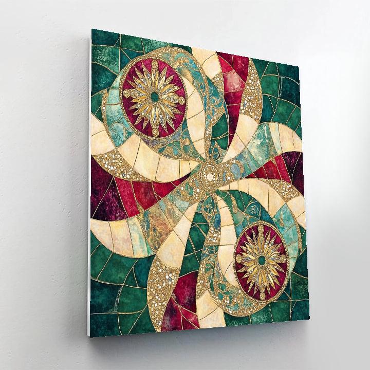 Gustav Klimt Inspired Symphony Of Patterns Painting by numbers kit