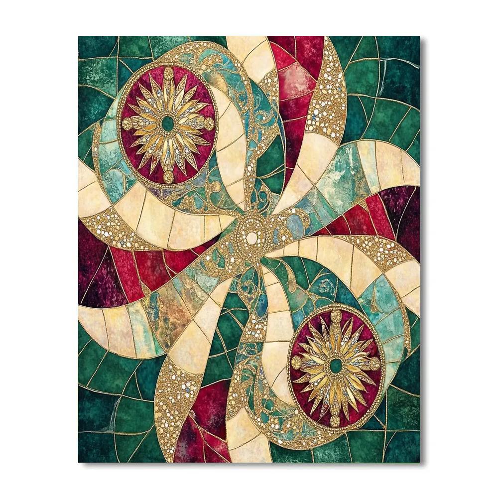 Gustav Klimt Inspired Symphony Of Patterns Painting by numbers kit