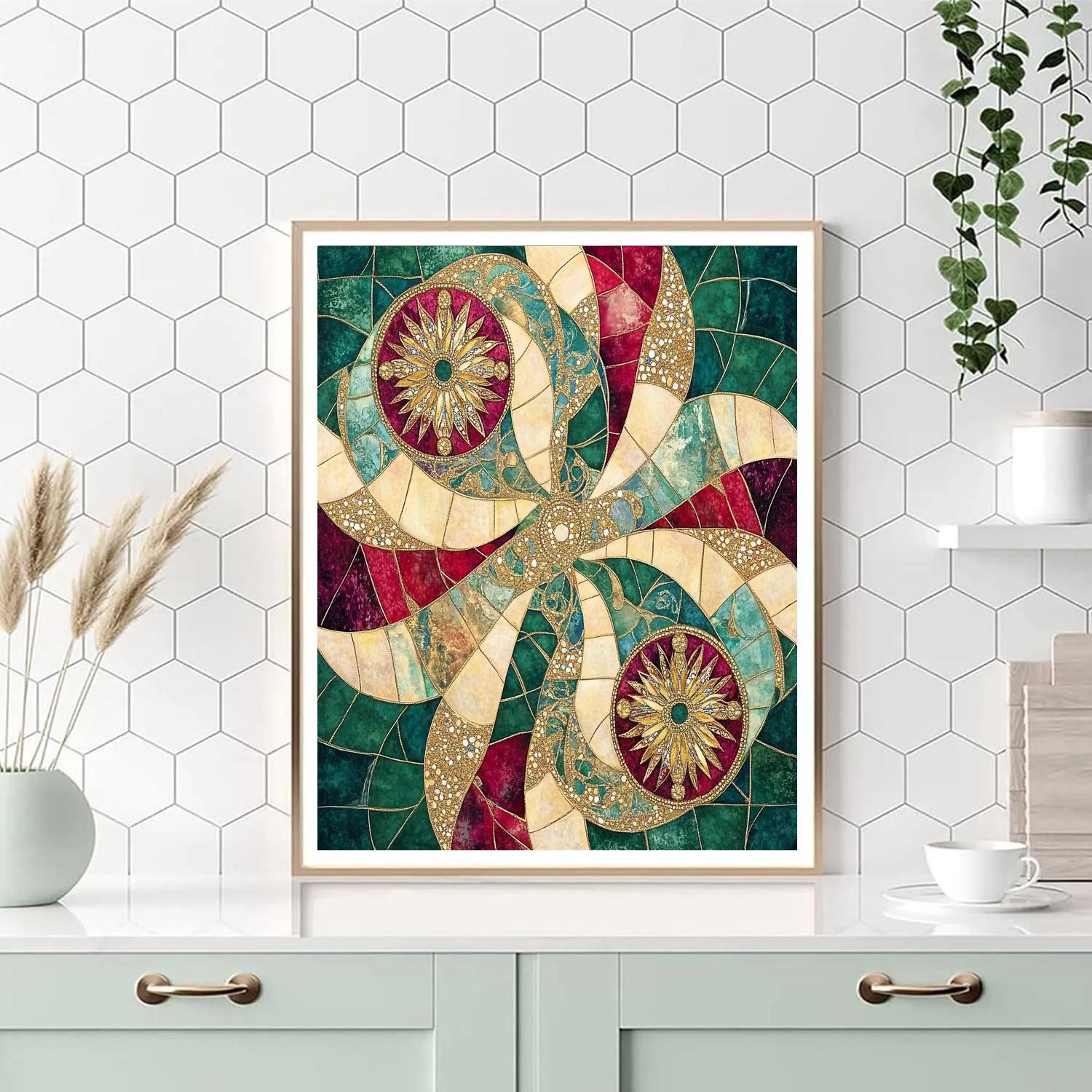 Gustav Klimt Inspired Symphony Of Patterns Painting by numbers kit