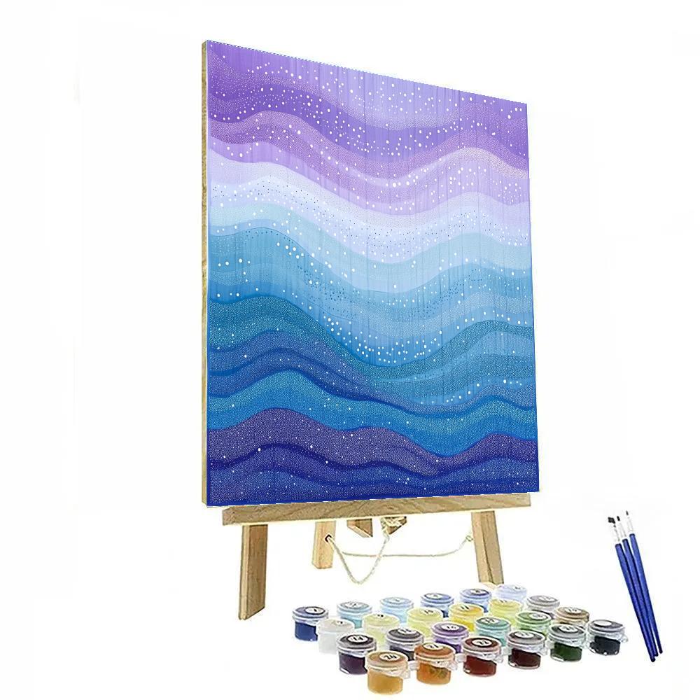 Yayoi Kusama Inspired Aurora Of Dots Paint by numbers art