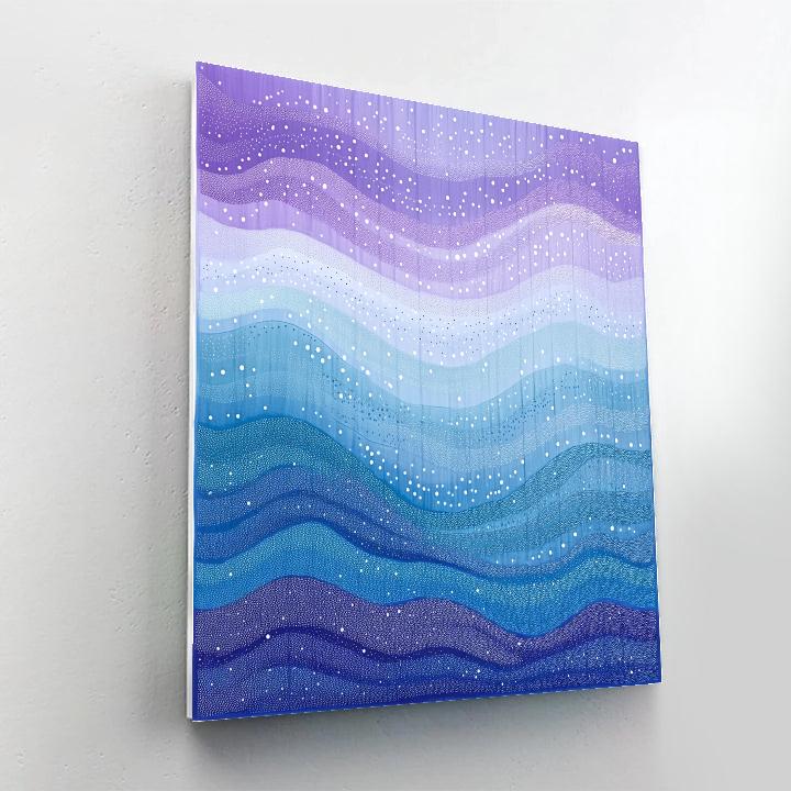 Yayoi Kusama Inspired Aurora Of Dots Paint by numbers art