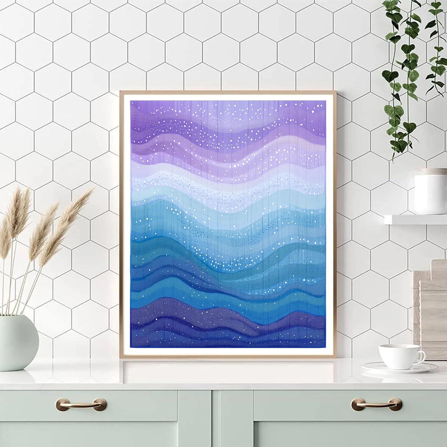 Yayoi Kusama Inspired Aurora Of Dots Paint by numbers art