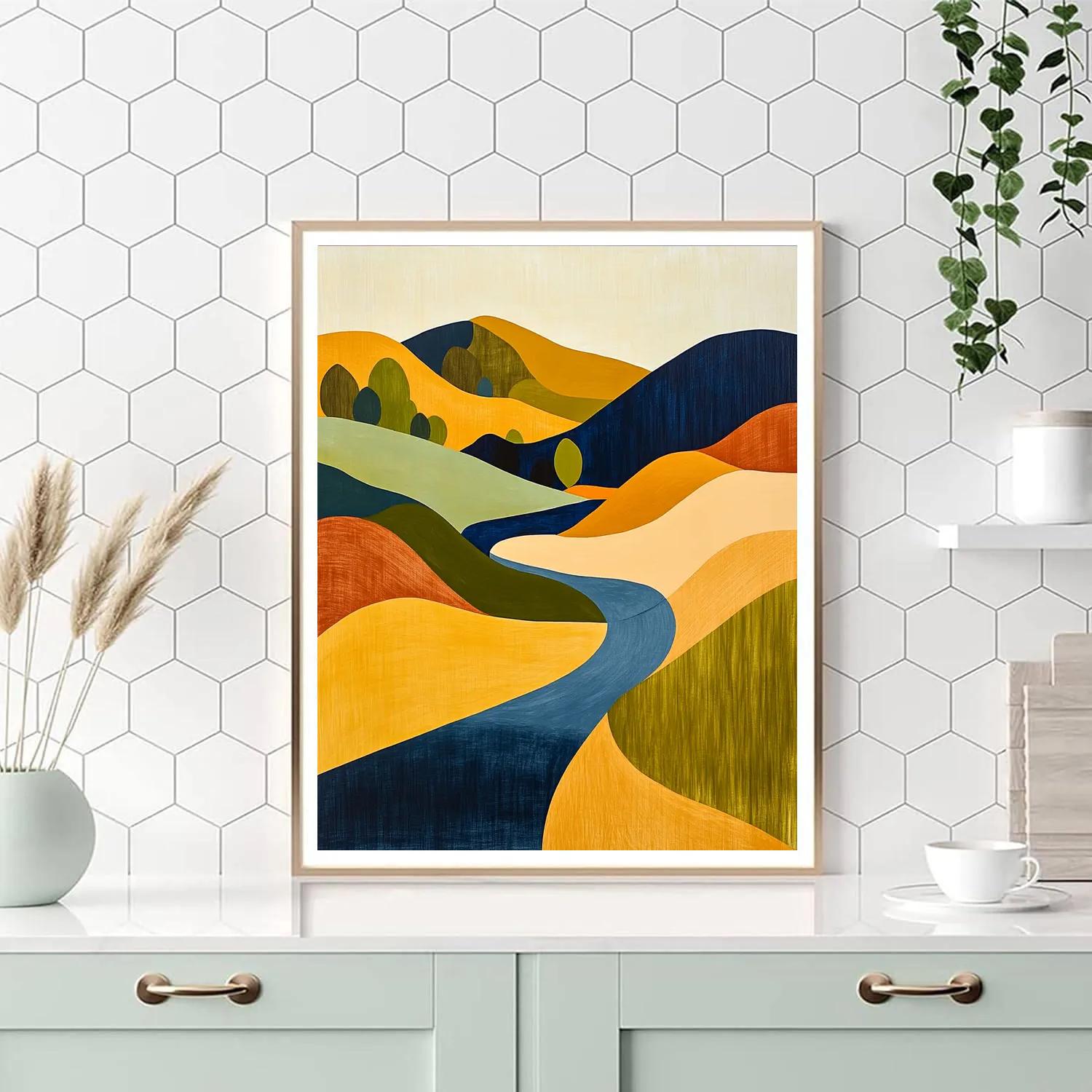 Paul Klee Inspired Rhythmic Landscapes Paint by numbers art